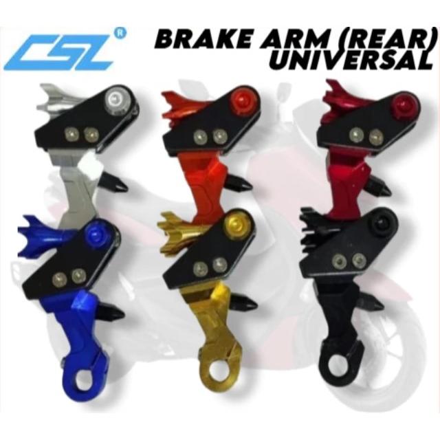 CSL BRAKE ARM ALLOY UNIVERSAL REAR MOTORCYCLE #G1336 CSL-0019