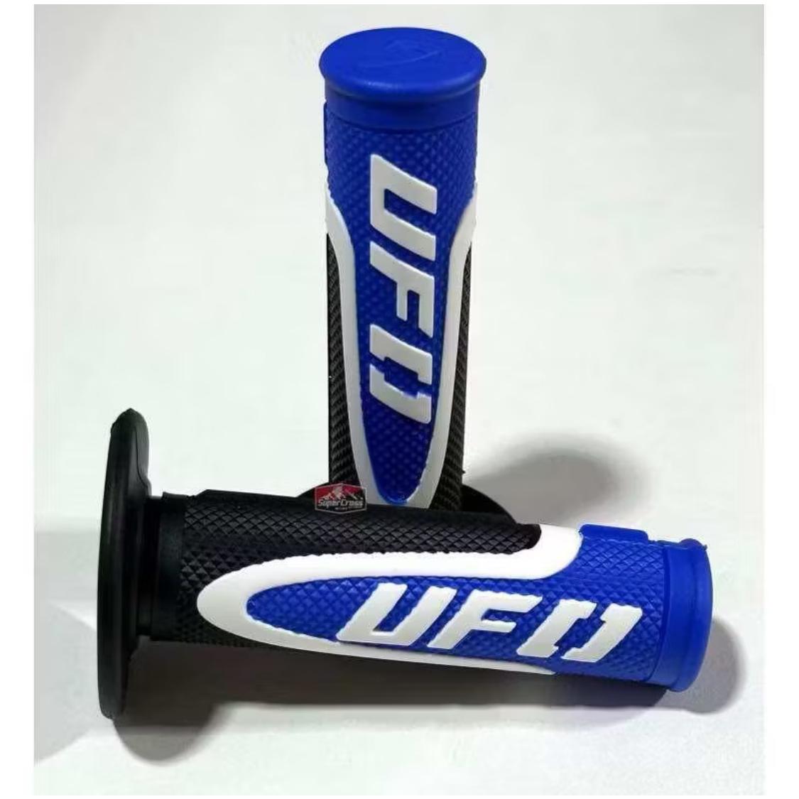 CSL UFO Handle Grips for Motorcycles #2704-1 - Stylish & Functional in 5 Colors Red Blue Yellow Green Orange
