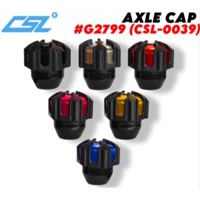 CSL UNIVERSAL AXLE CAP FOR MOTORCYCLE #G2799 CSL-0039