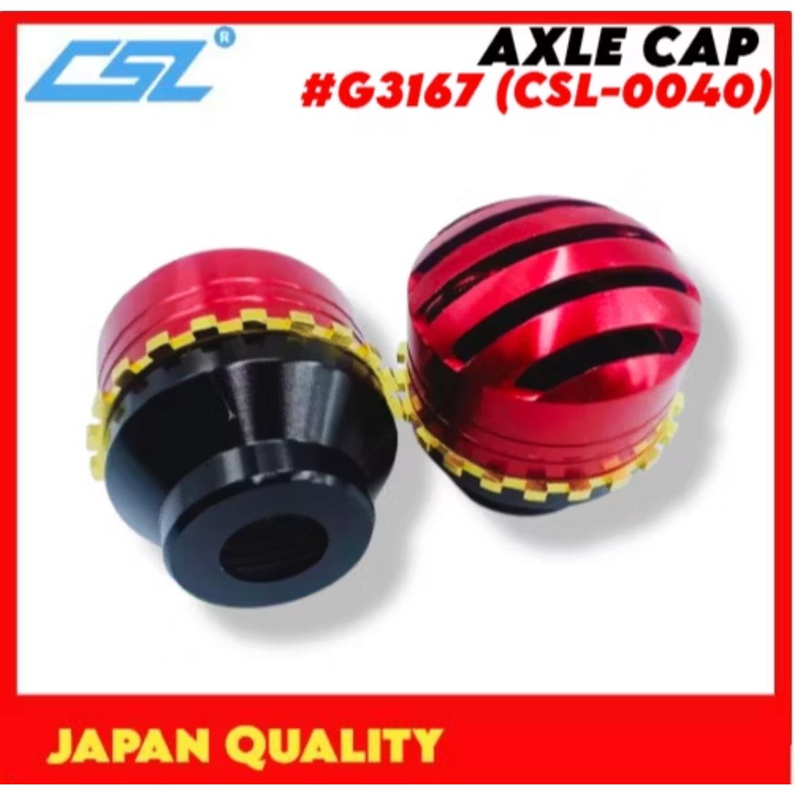 CSL UNIVERSAL AXLE CAP FOR MOTORCYCLE #G3167 CSL-0040