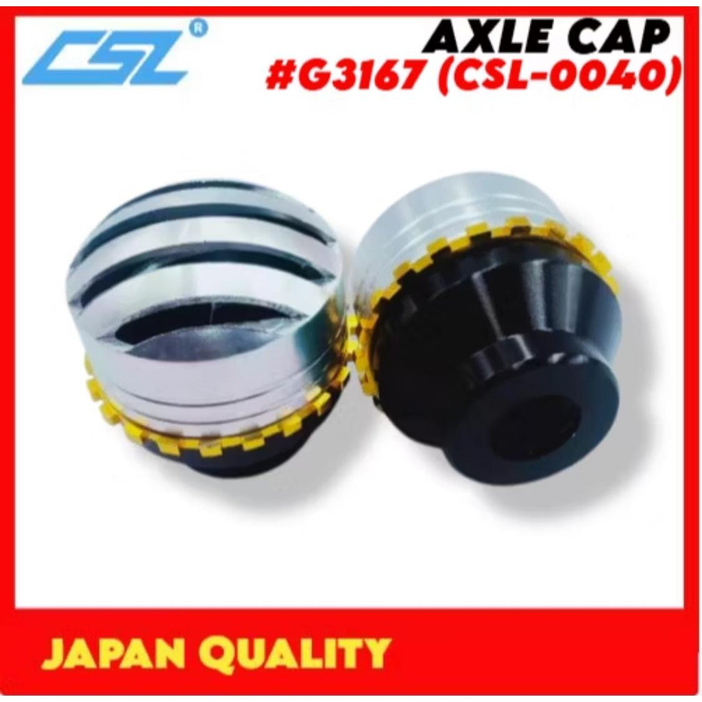 CSL UNIVERSAL AXLE CAP FOR MOTORCYCLE #G3167 CSL-0040