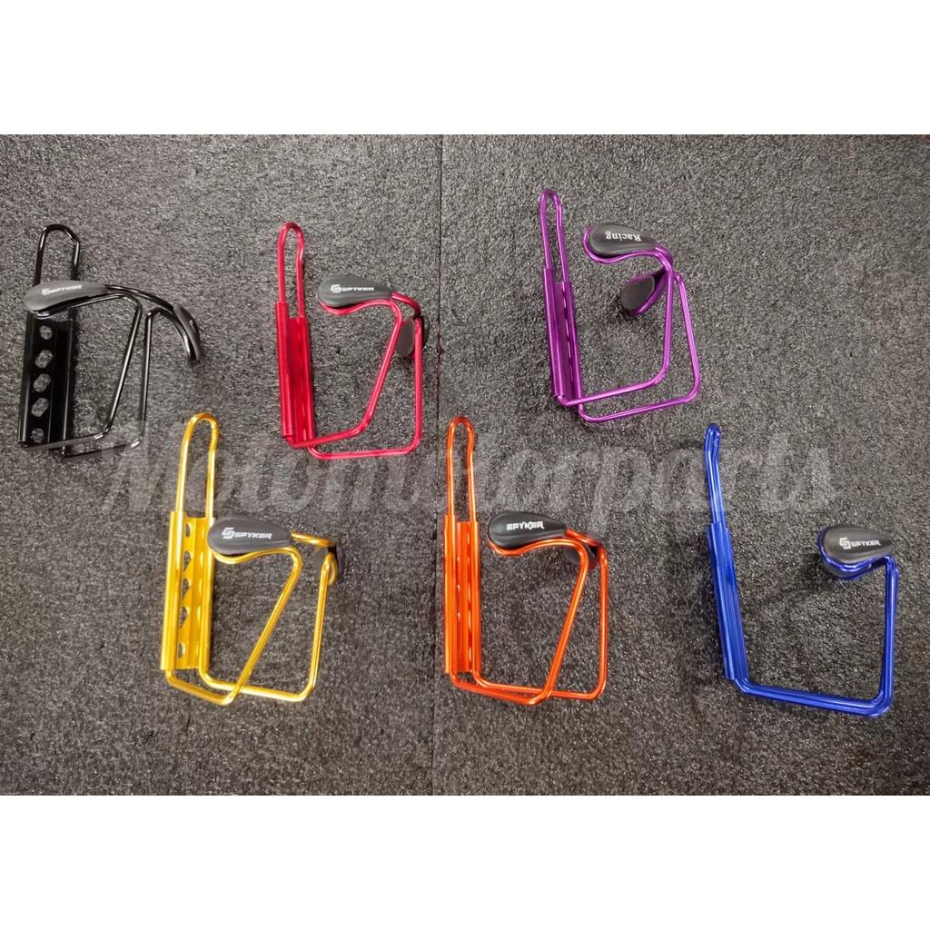 CSL Stainless Steel Bottle Holder for Motorcycle #G2303 - Fits Most Water Jugs and Bottles - Multiple Color Choices