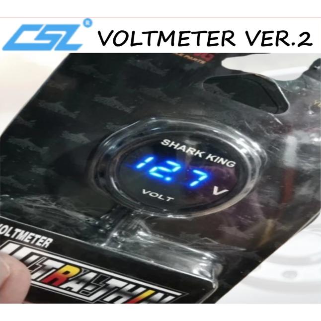 CSL Voltmeter Ver.2 Universal Display for Motorcycle #2501 - LED Digital Display