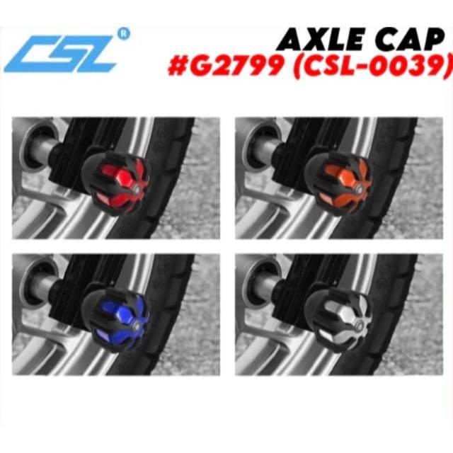 CSL UNIVERSAL AXLE CAP FOR MOTORCYCLE #G2799 CSL-0039