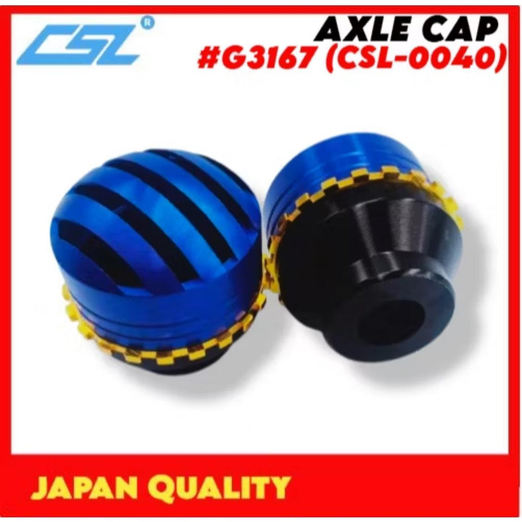 CSL UNIVERSAL AXLE CAP FOR MOTORCYCLE #G3167 CSL-0040