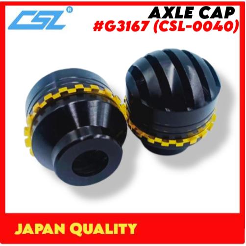 CSL UNIVERSAL AXLE CAP FOR MOTORCYCLE #G3167 CSL-0040