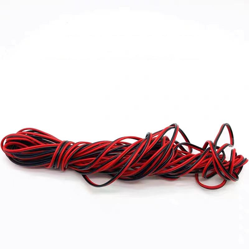 CSL Red And Black 2 Core 1 Square Wire And Cable Dual Color Parallel Line Soft Power Line LED Speaker Sheath Monitoring Line