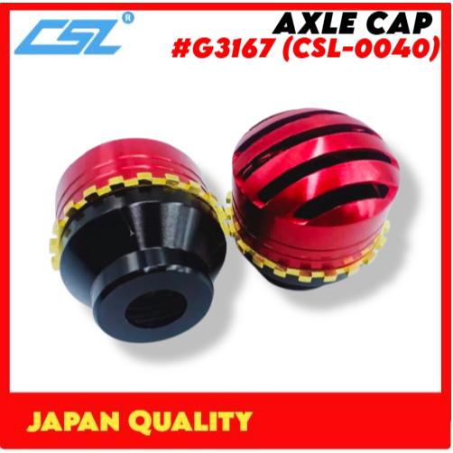 CSL UNIVERSAL AXLE CAP FOR MOTORCYCLE #G3167 CSL-0040