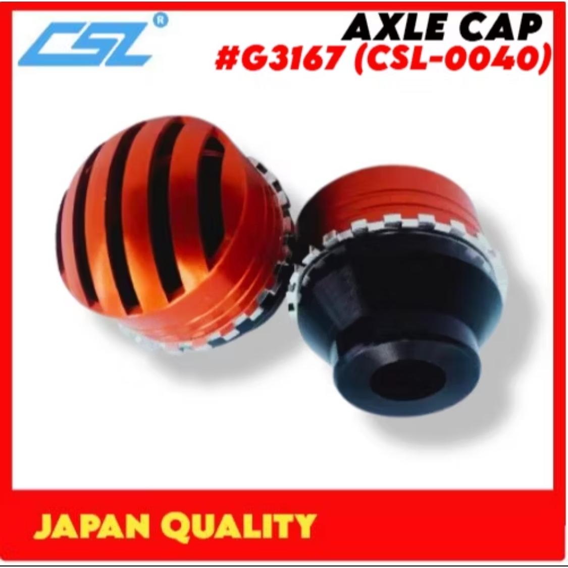 CSL UNIVERSAL AXLE CAP FOR MOTORCYCLE #G3167 CSL-0040