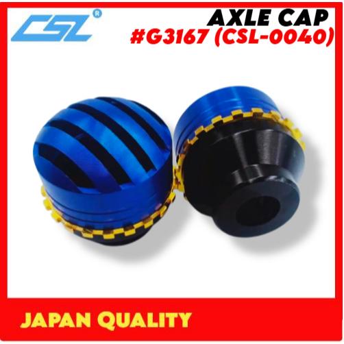 CSL UNIVERSAL AXLE CAP FOR MOTORCYCLE #G3167 CSL-0040