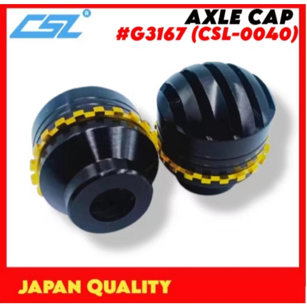 CSL UNIVERSAL AXLE CAP FOR MOTORCYCLE #G3167 CSL-0040