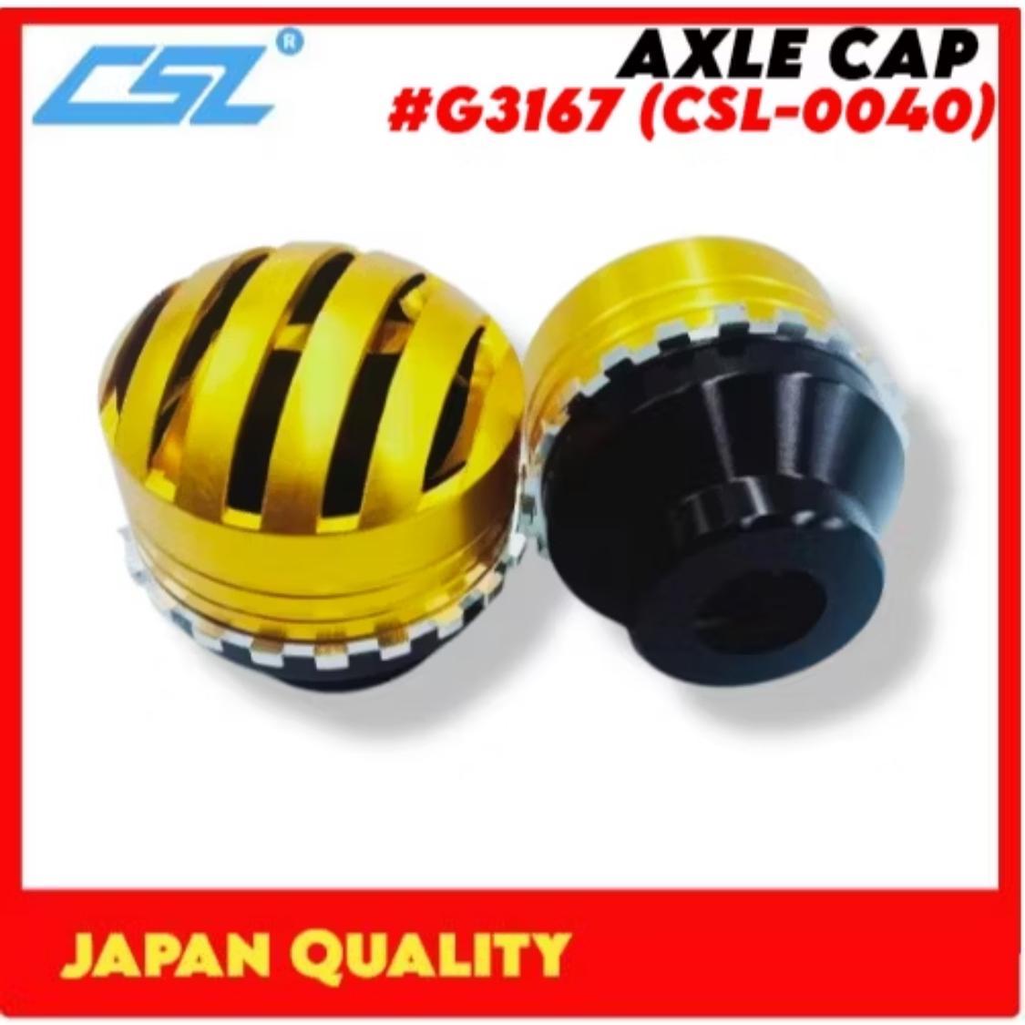 CSL UNIVERSAL AXLE CAP FOR MOTORCYCLE #G3167 CSL-0040