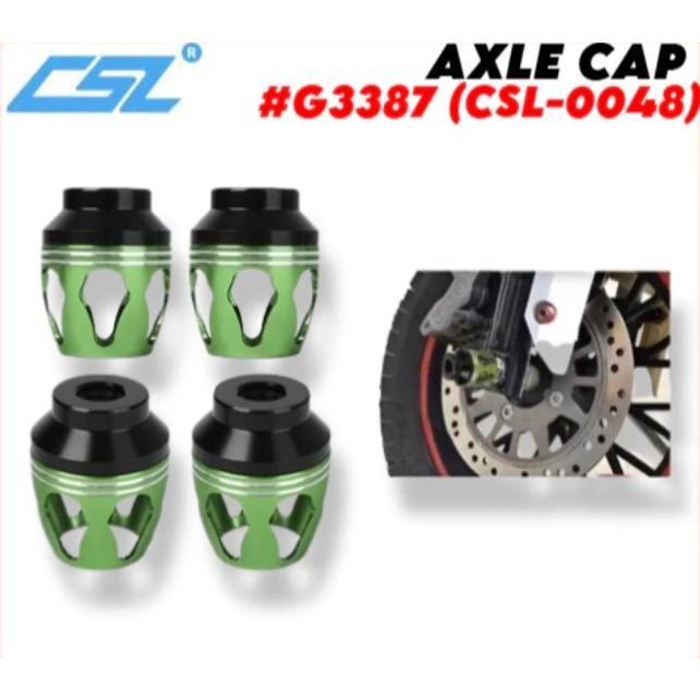 CSL UNIVERSAL AXLE CAP FOR MOTORCYCLE #G3387 CSL-0048
