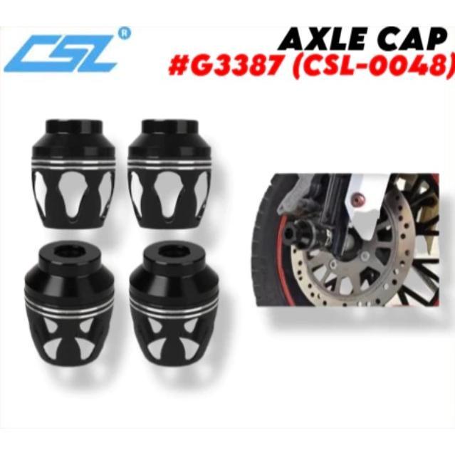 CSL UNIVERSAL AXLE CAP FOR MOTORCYCLE #G3387 CSL-0048